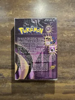 POKEMON SABRINA GYM CHALLENGE DECK SEALED WOTC 2000 - Image 2