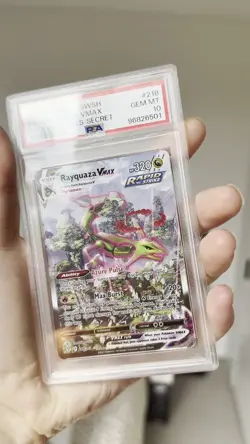 PSA 10 - Rayquaza VMAX 218/203 Secret Evolving Skies POKEMON - Image 2