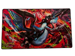 Mega Charizard X ex UPC Playmat Gaming Pad Mouse Pad Pokemon TCG Exclusive - Image 1