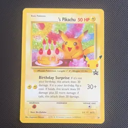 Pokemon ______'s Pikachu 24/53 Wotc Promo Holo 50 HP Basic Pokemon TCG - Image 1