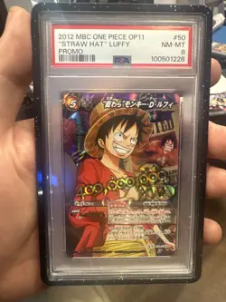 2012 ONE PIECE Miracle Battle OP-11 LUFFY WANTED POSTER PROMO RARE VINTAGE TCG - Image 1