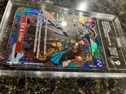 2026 ONE PIECE OP14 EB04 THE AZURE SEA'S SEVEN 003 KID & KILLER SP TAG 9 not psa - Image 4
