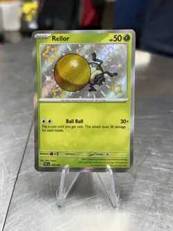 Rellor Shiny Rare 108/091 PAF (Paldean Fates) NM Pokemon Card - Image 1