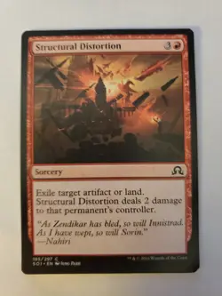 MTG Magic The Gathering Card Structural Distortion Sorcery Red Shadows Over Inni - Image 1