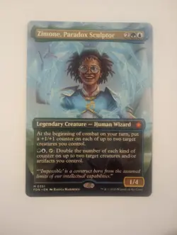 Zimone Paradox Sculptor Borderless - FDN - Mtg Card #4KK - Image 1