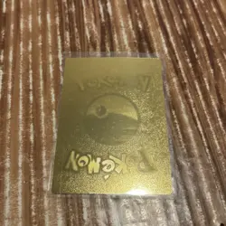 Ash Pikachu Metal Gold Foil Pokemon Card Fan Art Card HP5000 - Image 4