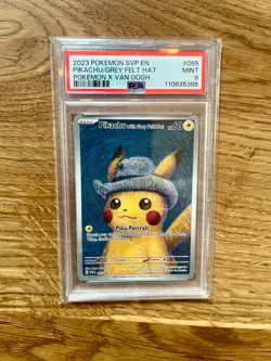 Pikachu with Grey Felt Hat 85 Sv: Scarlet & Violet Promo Cards Regular PSA 9 - Image 1