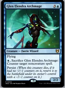 Glen Elendra Archmage R Commander: Wilds of Eldraine 94 NM Normal - Image 1
