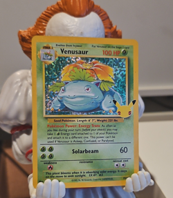 Pokemon Venusaur Holo Rare Base Set 015/102 100 HP Solarbeam English - Image 1