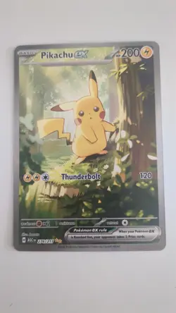 Pokemon Pikachu EX Full Art Holo ASC 276/217 Special Illustration Rare - Image 1
