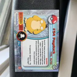 2000 Topps blue logo Pokemon Psyduck #54 — Vintage LP - Image 4