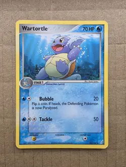 Pokemon TCG Wartortle EX Crystal Guardians 42/100 Regular Uncommon - Image 1