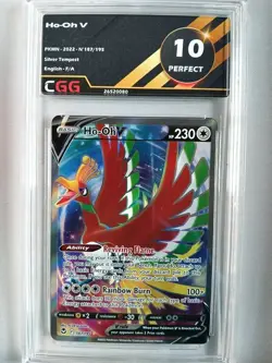 Carte pokemon ENGLISH Ho-Oh V (SIT 187) Silver Tempest CGG 10 26520080 - Image 1