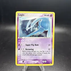 Pokemon Lugia POP Series 5 Holo 2007 2/17 Rare LP With Swirl🌀 - Image 1
