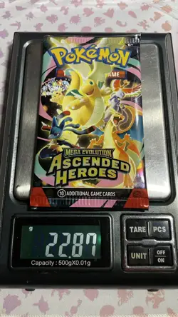 Pokemon Ascended Heroes Booster Pack Heavy (22.87g) 🔥🔥 - Image 1
