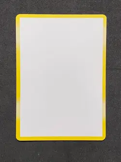 Pokemon Blank Filler Card With Yellow Border Good Condition - Image 1