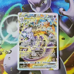 spanish/Portuguese Pokemon Crown Zenith Mewtwo VSTAR Galarian Gallery GG44/GG70 - Image 1