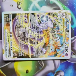 spanish/Portuguese Pokemon Crown Zenith Mewtwo VSTAR Galarian Gallery GG44/GG70 - Image 2