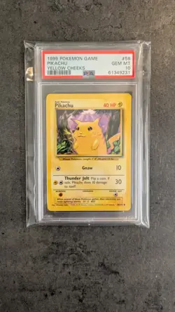 PSA 10 💎 GEM MINT 1999 BASE SET POKEMON PIKACHU YELLOW CHEEKS 58/102 #58 GRADED - Image 3