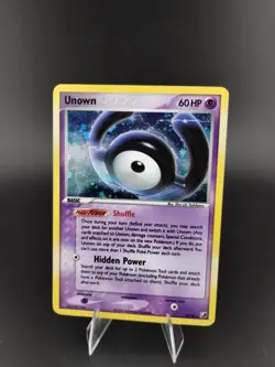 Pokemon TCG Unown Holo Rare H/28 Unseen Forces LP - Image 1