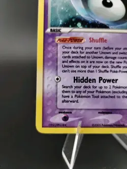Pokemon TCG Unown Holo Rare H/28 Unseen Forces LP - Image 4