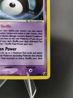Pokemon TCG Unown Holo Rare H/28 Unseen Forces LP - Image 5