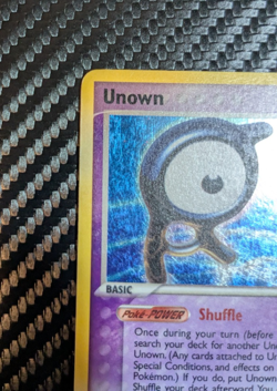 Unown (A) A/28 Unseen Forces Holo Lightly Played Vintage 2005 Pokemon TCG Rare - Image 2