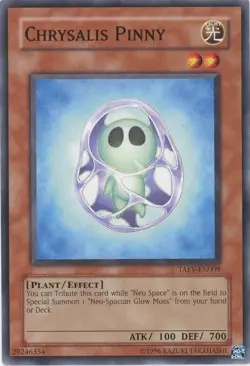Yugioh Chrysalis Pinny TAEV-EN009 common LP - Image 1