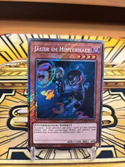 Yugioh Jager im Hinterhalt Platinum Secret Rare RA03-DE170 - Image 1