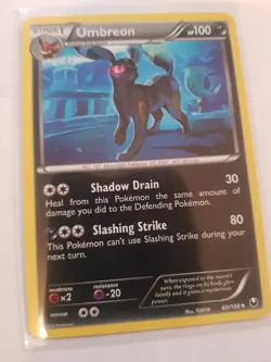 Pokemon TCG Umbreon Dark Explorers 60/108 Regular Uncommon - Image 1