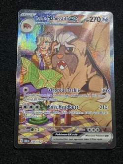Arven's Mabosstiff ex - 235/182 - SIR - Destined Rivals - Pokemon Card - NM/M - Image 1