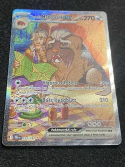 Arven's Mabosstiff ex - 235/182 - SIR - Destined Rivals - Pokemon Card - NM/M - Image 2
