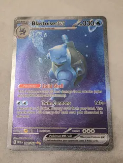 Pokemon TCG S&V 151 Blastoise EX 200/165 Special Illustration Rare - Image 1
