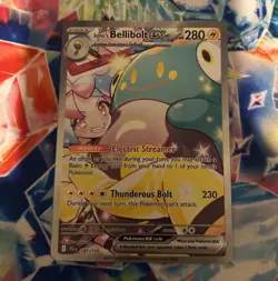 Pokemon TCG Iono's Bellibolt EX Sir Journey Together Card 183/159 - Image 1