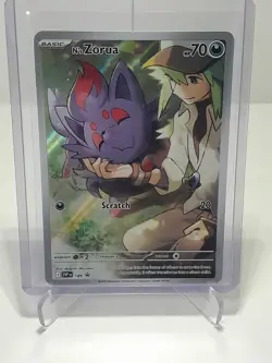 N's Zorua 189 Holo Promo Scarlet & Violet Promo Pokemon NM - Image 1