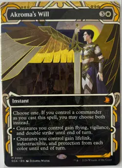 MTG Secrets of Strixhaven Mystical Archives Akroma's Will (Mythic) - Image 1