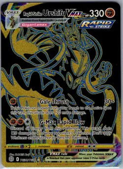 Rapid Strike Urshifu VMAX (Secret) TG30/TG30 Brilliant Stars - Pokemon Card - NM - Image 1