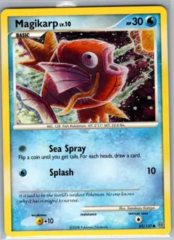 Magikarp 65/100 Non Holo Stormfront - Pokemon Card - NM - Image 1
