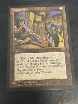 Didgeridoo Homelands MTG Magic The Gathering Card LP - Image 1