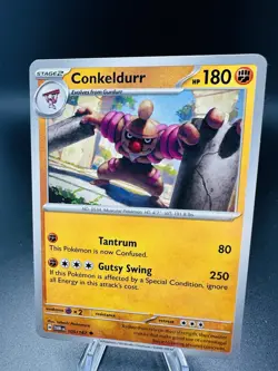Pokemon TCG - Conkeldurr 105/167 - Twilight Masquerade 2024 - Image 1