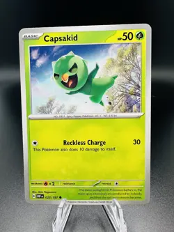 Pokemon TCG - Capsakid 23/197 - Obsidian Flames 2023 - Image 1