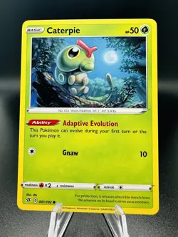 Pokemon TCG - Caterpie 1/192 - Rebel Clash 2020 - Image 1