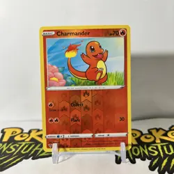 Charmander 023/185 - Reverse Holo Vivid Voltage Pokemon TCG - NM - Image 1