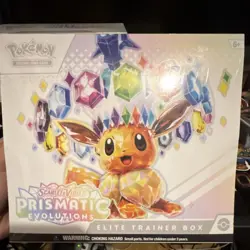 Pokemon Scarlet & Violet Prismatic Evolutions Elite Trainer Box Eevee - Image 2