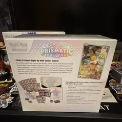 Pokemon Scarlet & Violet Prismatic Evolutions Elite Trainer Box Eevee - Image 3