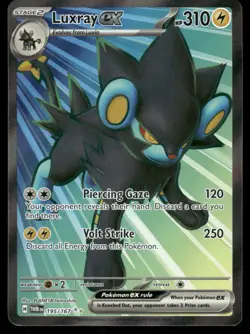 Pokemon Cards Luxray ex 195/167 Twilight Masquerade Ultra Rare NM - Image 1