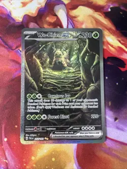 Wo-Chein EX Pokemon TCG Scarlet & Violet Paldea Evolved Holographic Card 257/193 - Image 1
