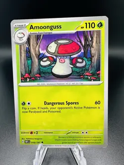 Pokemon TCG - Amoonguss 10/197 - Obsidian Flames 2023 - Image 1