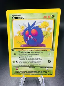 Pokemon TCG - 1st Edition - Venonat 63/64 - Jungle Set 1999 - Dutch - Image 1