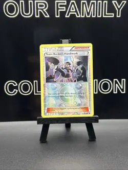 Team Rocket's Handiwork 112/124 Fates Collide Reverse Holo Pokemon Card - Image 1